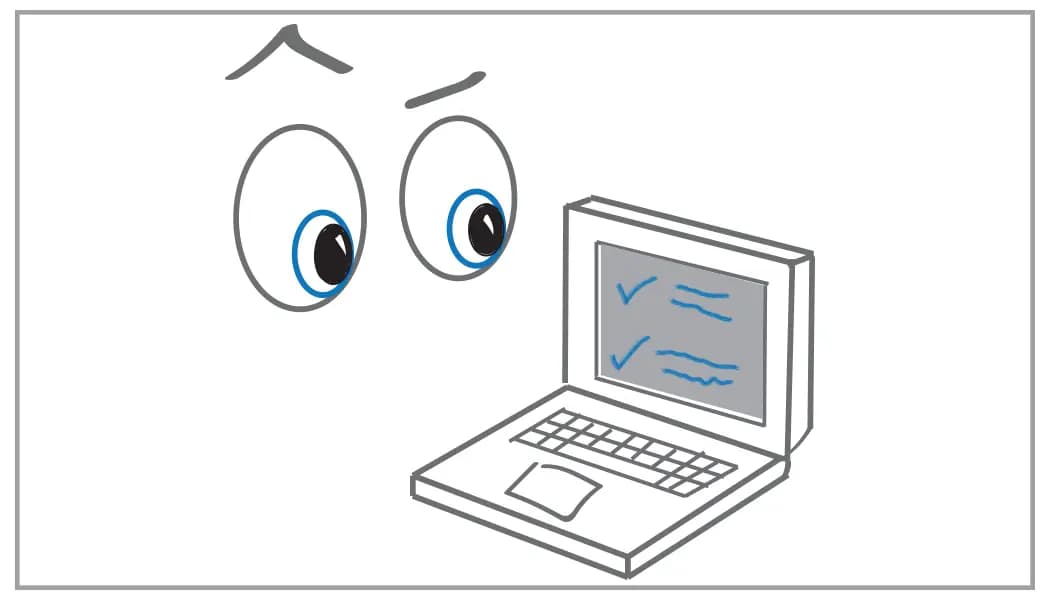 Eyes And Computer Blue Eyes Checks